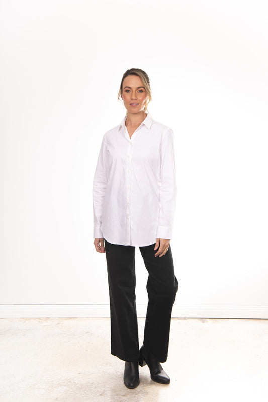 Fields - Diana Woven Shirt White | FKWS2301