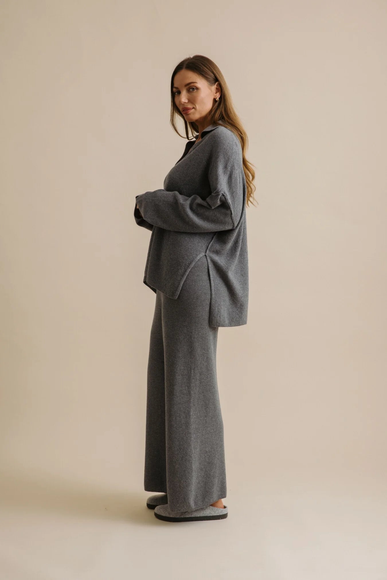 Talamaya - Winter Retreat Collar Pullover / TALW023