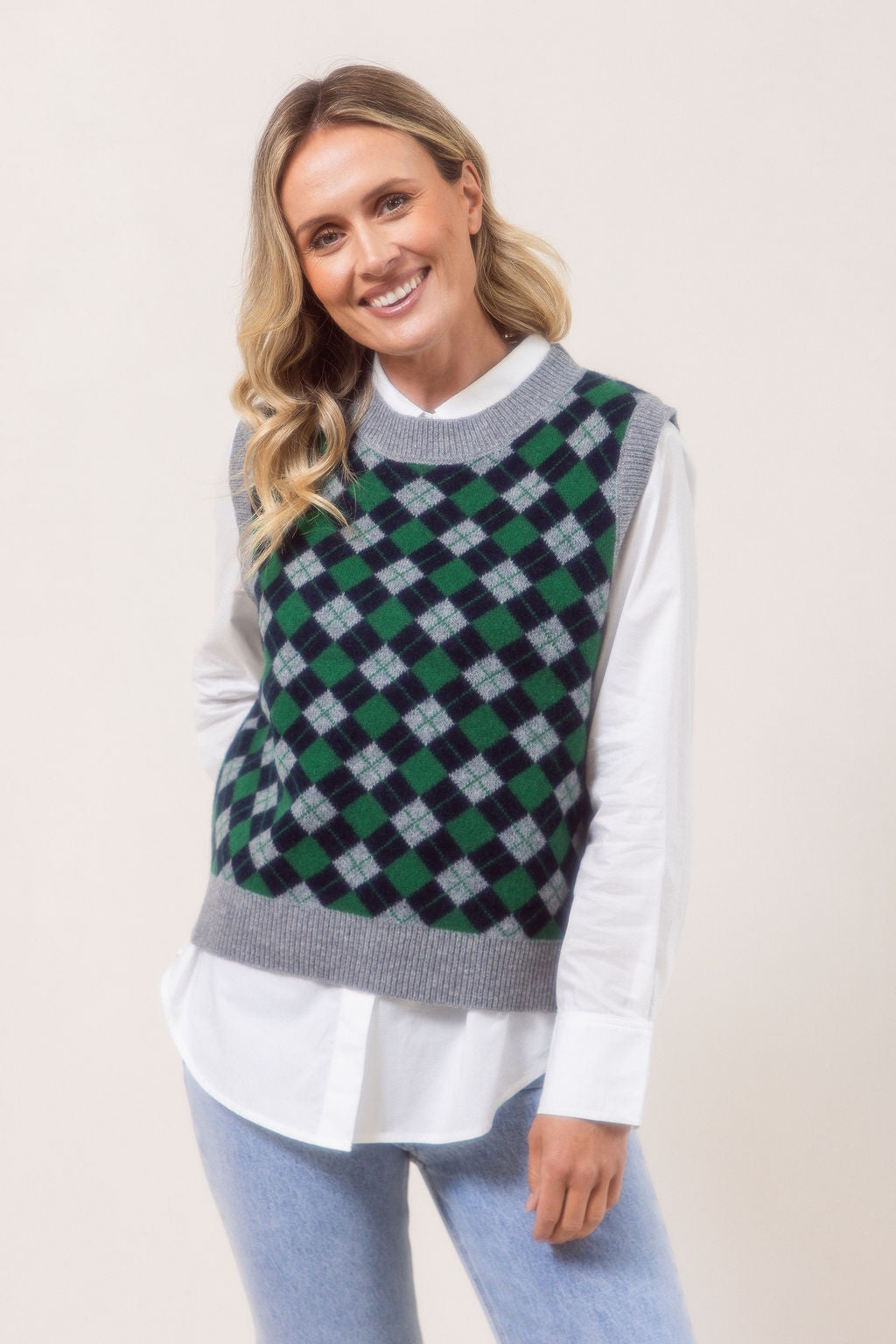 See Saw - 100% Merino Wool Vest / SS637S