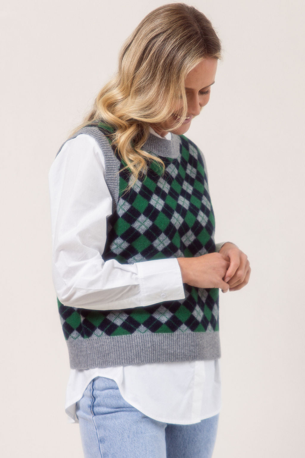 See Saw - 100% Merino Wool Vest / SS637S