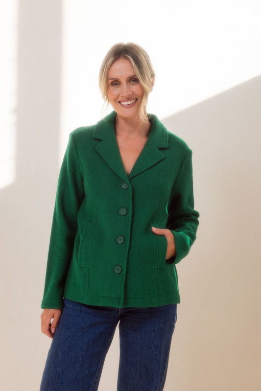 See Saw - 100% Boiled Wool Blazer / SS614G
