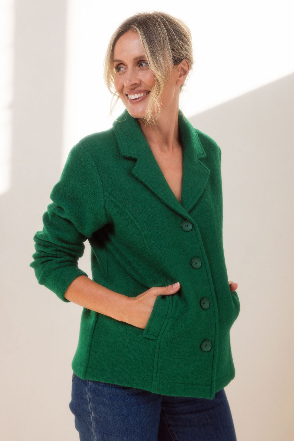See Saw - 100% Boiled Wool Blazer / SS614G