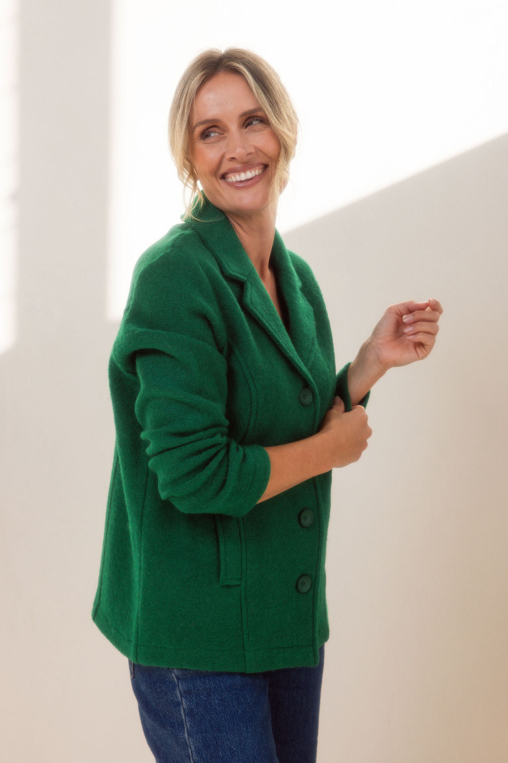 See Saw - 100% Boiled Wool Blazer / SS614G