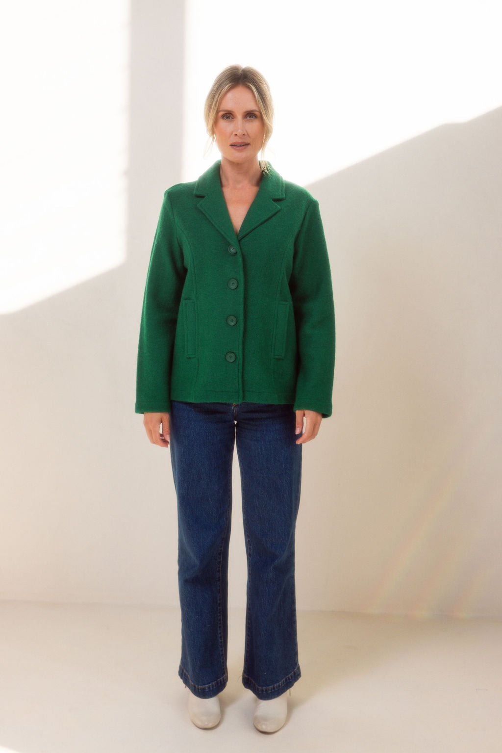 See Saw - 100% Boiled Wool Blazer / SS614G
