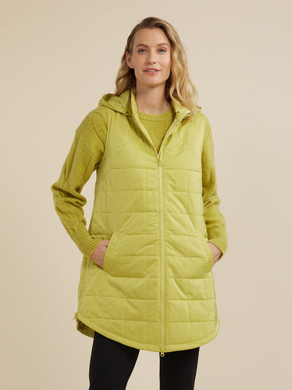 Yarra Trail - Hooded Quilt Vest Bamboo - YT24W6206