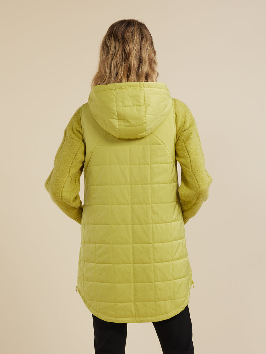 Yarra Trail - Hooded Quilt Vest Bamboo - YT24W6206