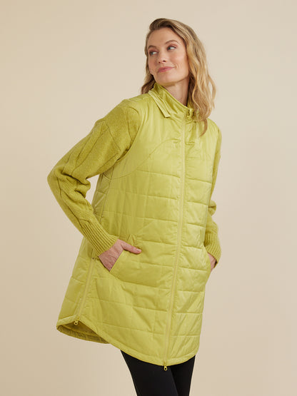 Yarra Trail - Hooded Quilt Vest Bamboo - YT24W6206