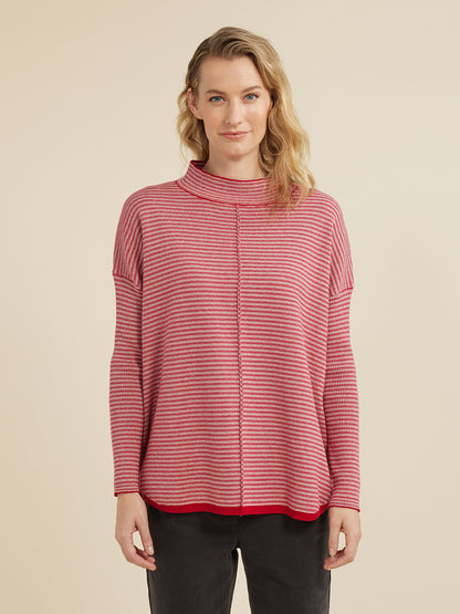 Yarra Trail - Fine Stripe Scoop Rhubarb | YT24W7638