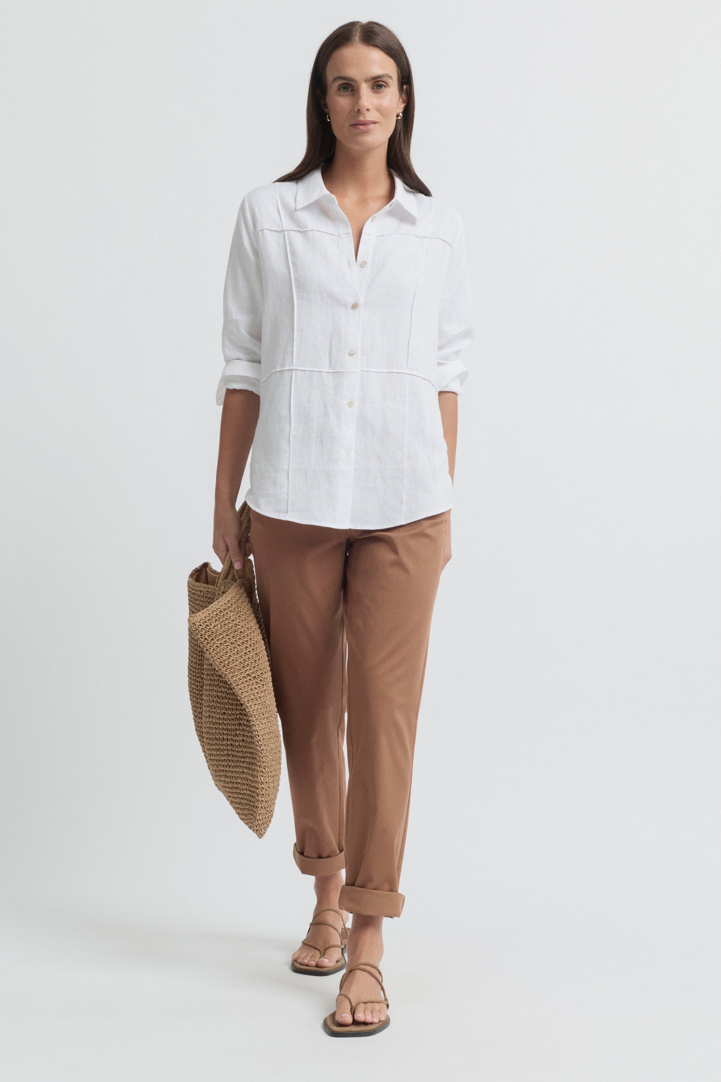 Yarra Trail - Tirari Pintuck Shirt | YTWN4383