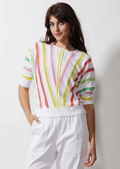 Zaket & Plover - Breeze + Bright Jumper | White ZP6628