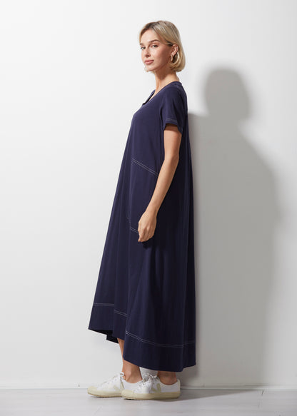 Zaket & Plover - T-Shirt Dress - Navy ZP6645