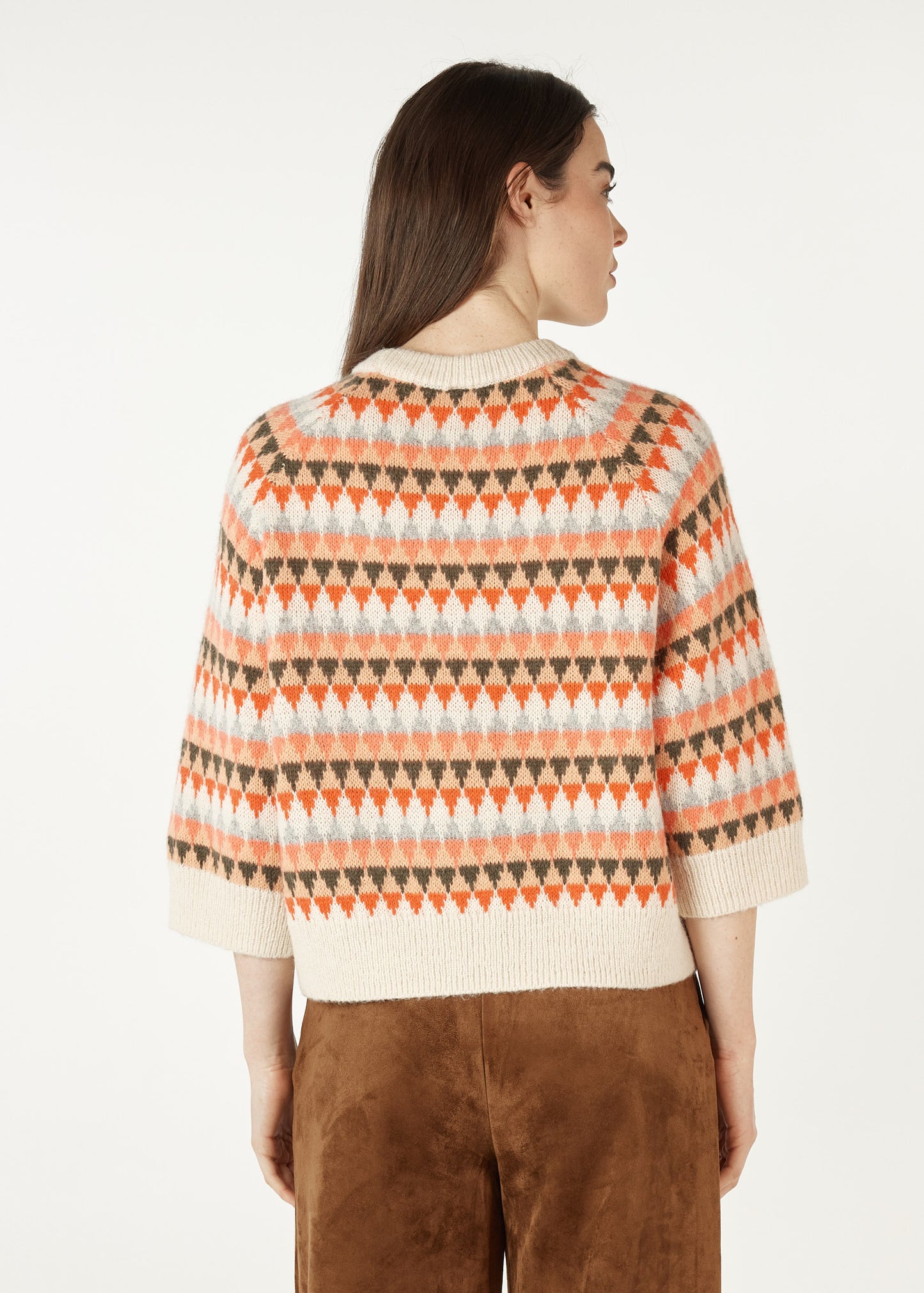 Zaket & Plover - Mohair Fairisle Jumper | ZP7109