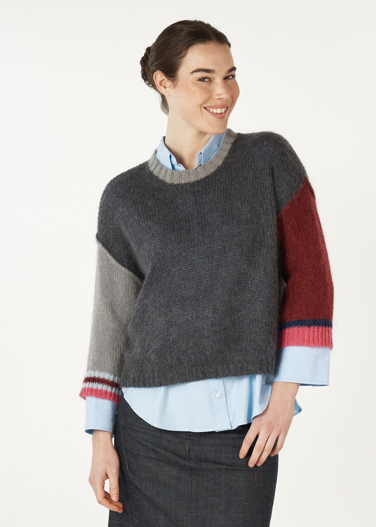 Zaket & Plover - Mohair Colour Block | ZP7122