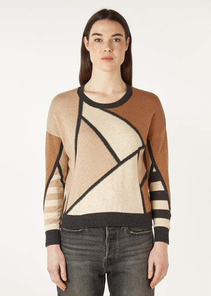 Zaket & Plover - Mosaic Intarsia Jumper | ZP7141