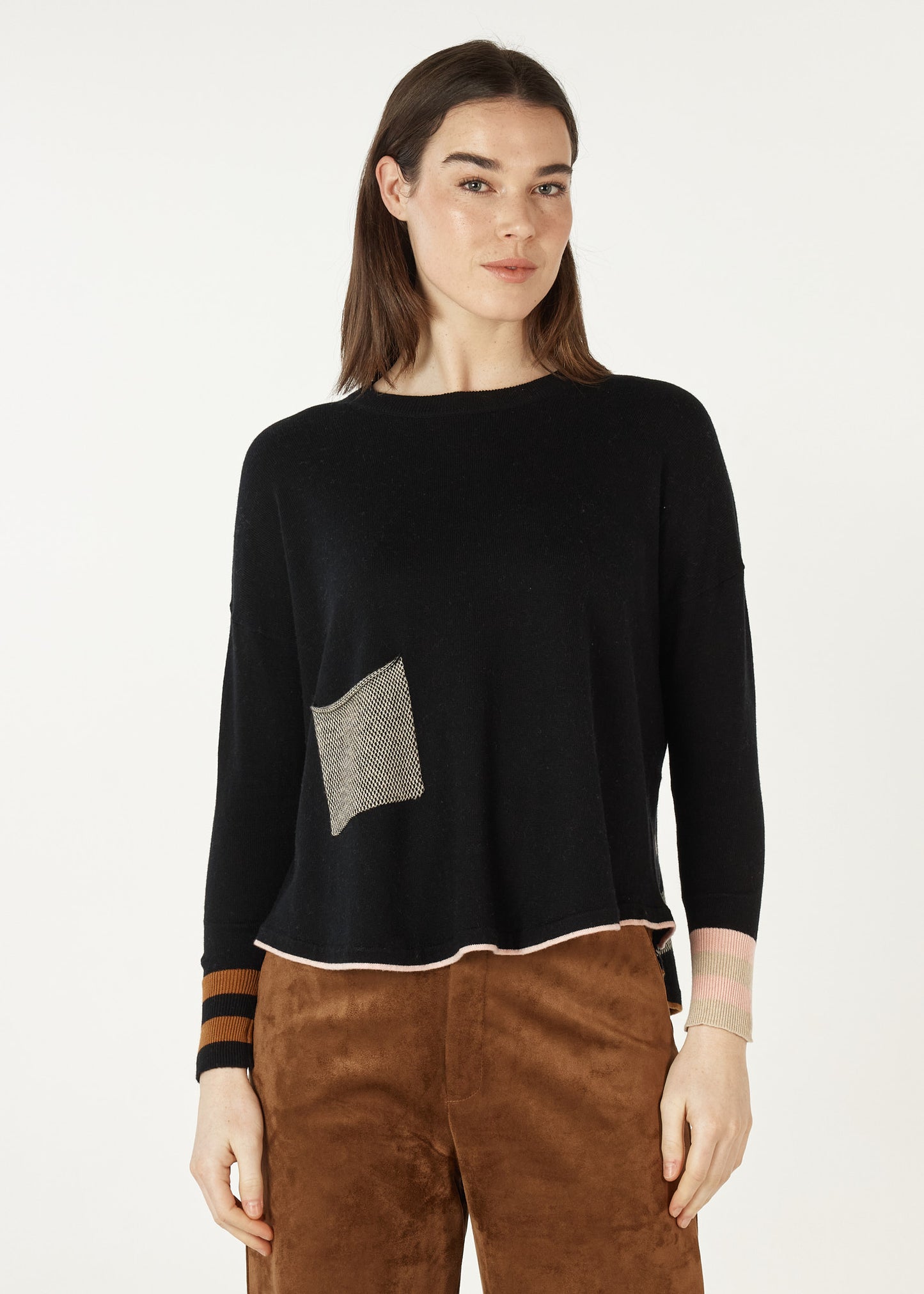 Zaket & Plover - Birdseye Trim Jumper | ZP7142