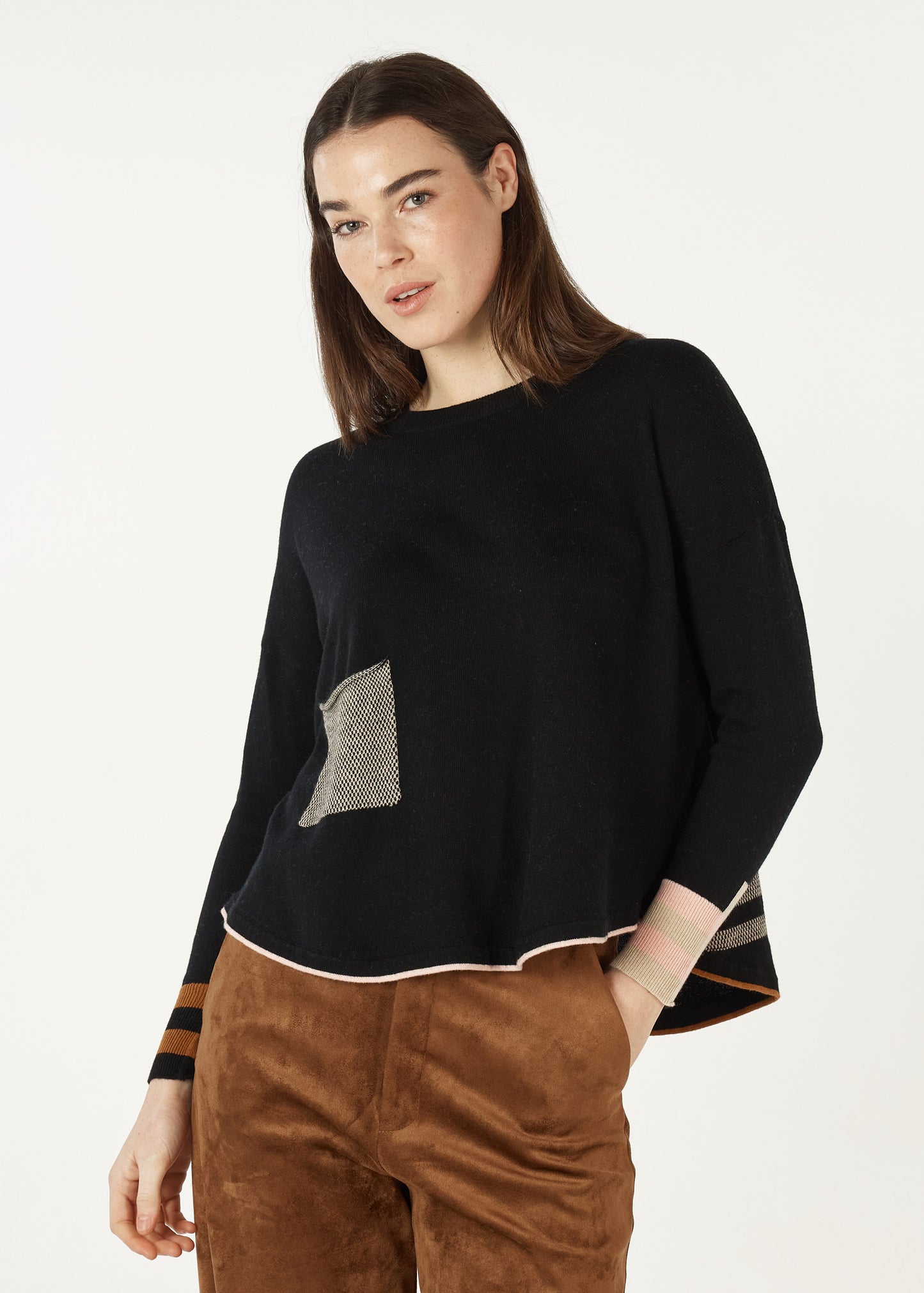 Zaket & Plover - Birdseye Trim Jumper | ZP7142