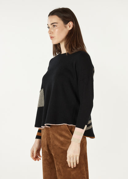 Zaket & Plover - Birdseye Trim Jumper | ZP7142