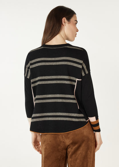 Zaket & Plover - Birdseye Trim Jumper | ZP7142