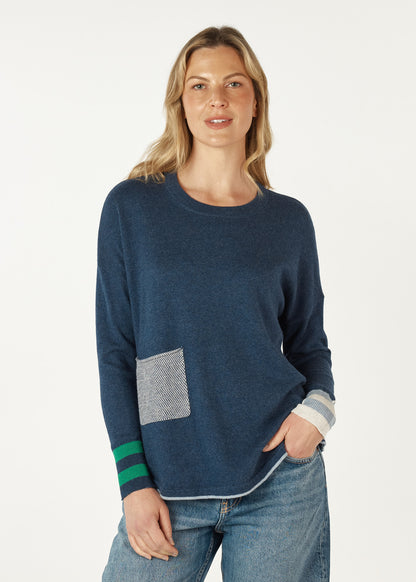 Zaket & Plover - Birdseye Trim Jumper | ZP7142