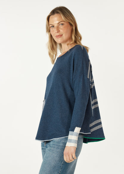 Zaket & Plover - Birdseye Trim Jumper | ZP7142