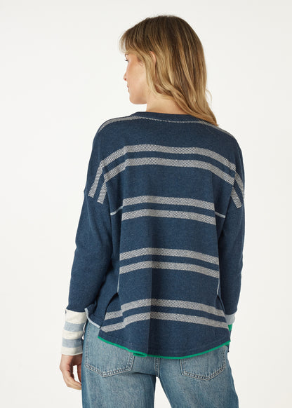 Zaket & Plover - Birdseye Trim Jumper | ZP7142