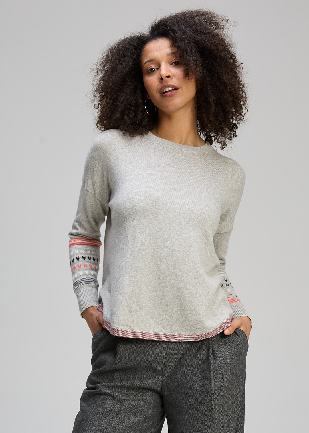 Zaket & Plover – Textured Swing Jumper ZP8126