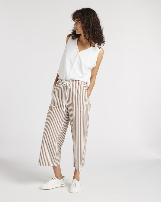 Yarra Trail - Ari Pant Toffee/White | YT25S8944