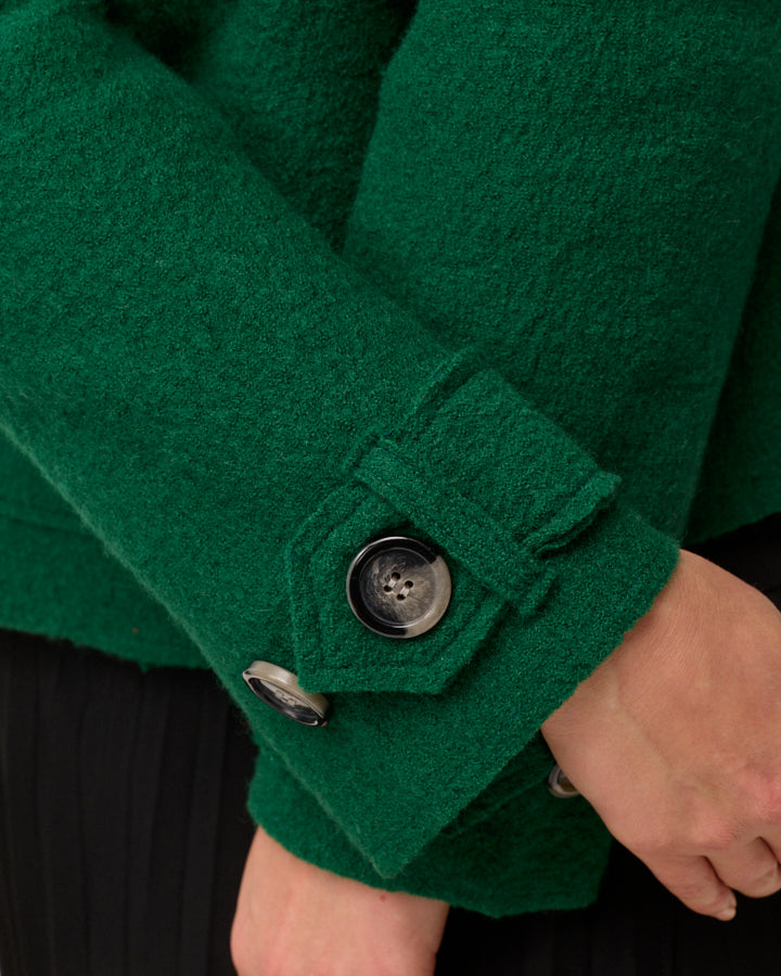 Marco Polo - Cropped Boiled Wool Jacket - YTMP3665