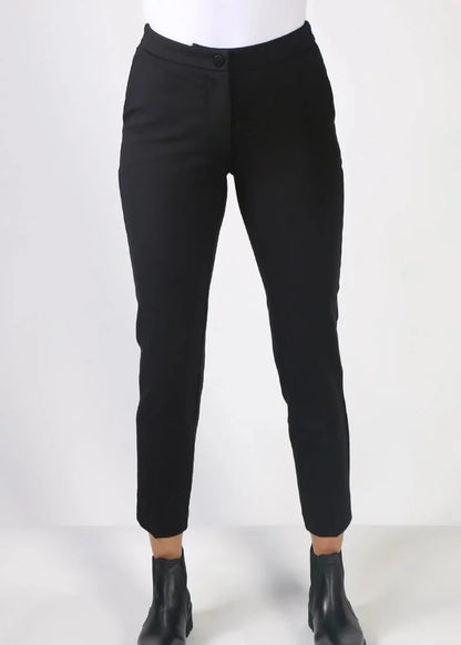 Foil - Straight & Narrow 7/8 Trouser - Black | F07161