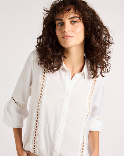 Yarra Trail - Jasmine Shirt White | YT25S4229