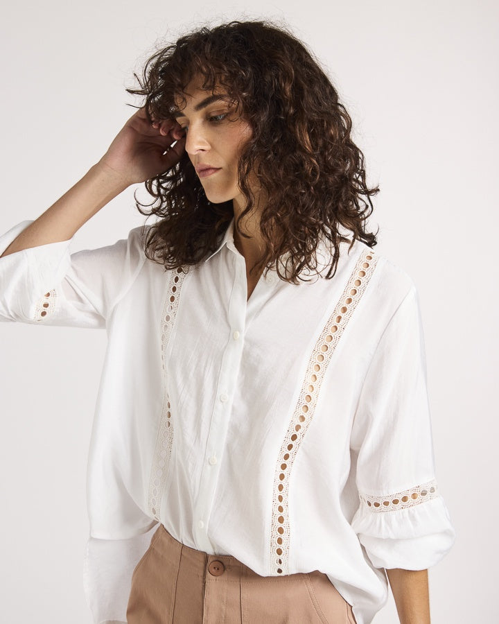 Yarra Trail - Jasmine Shirt White | YT25S4229