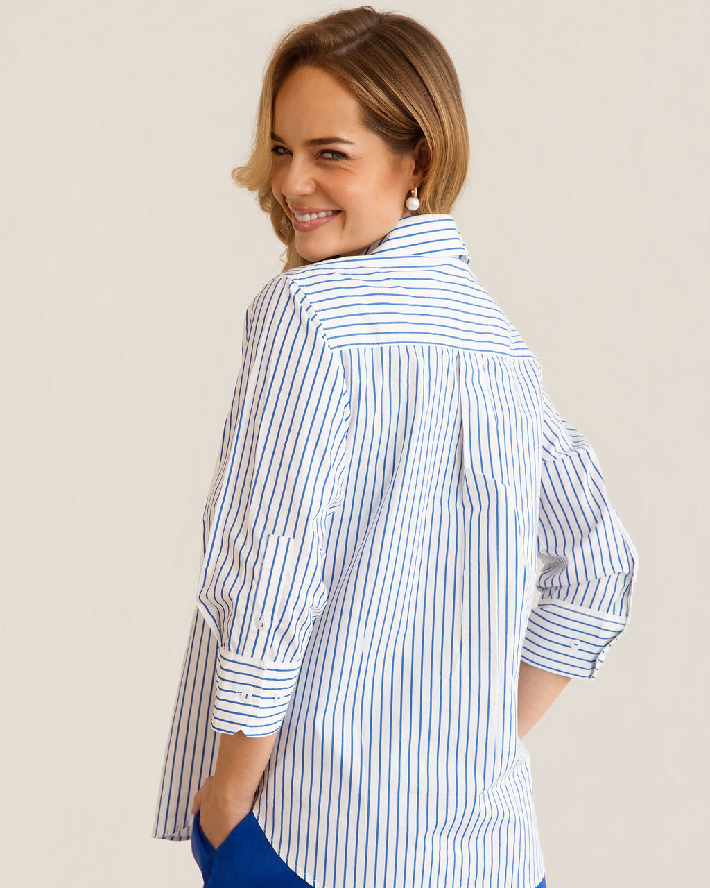 Kaleido - 100% Cotton 3/4 Sleeve Shirt | K349