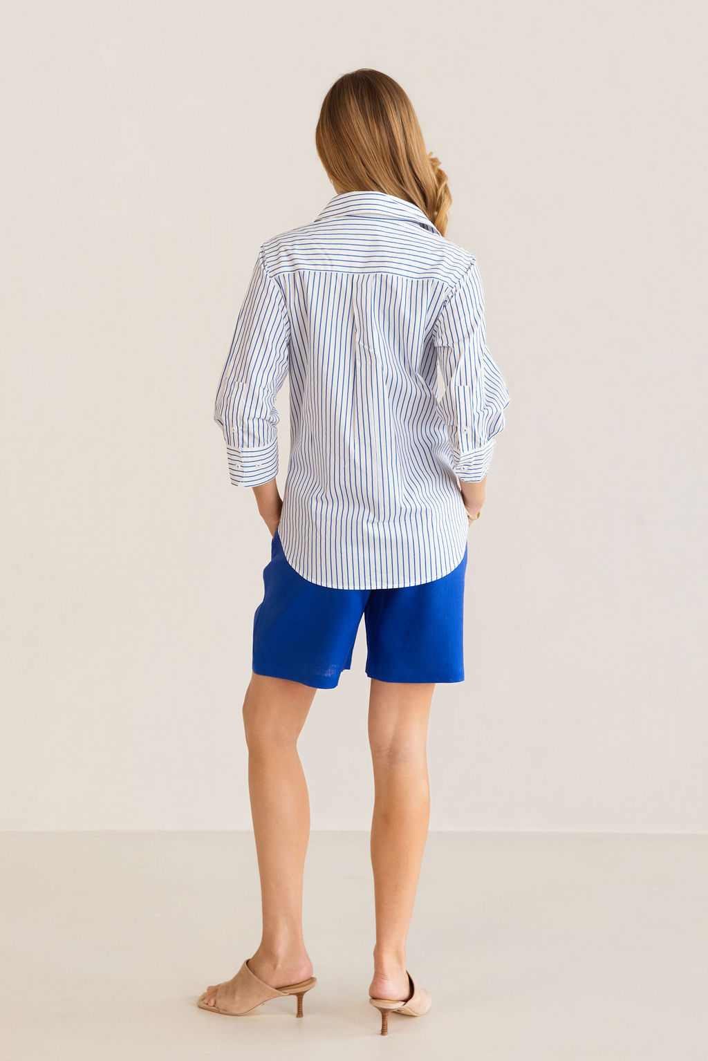 Kaleido - 100% Cotton 3/4 Sleeve Shirt | K349
