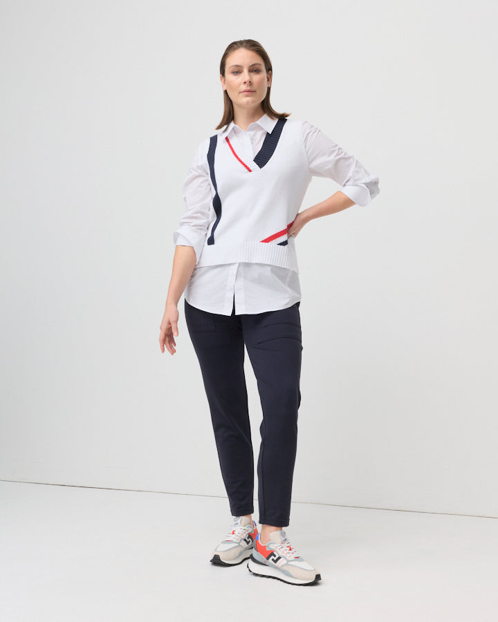 Marco Polo - Panelled Pocket Ponte Jogger - YTMP8302