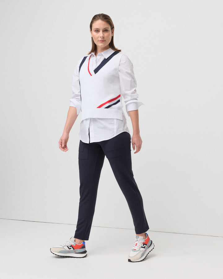 Marco Polo - Panelled Pocket Ponte Jogger - YTMP8302