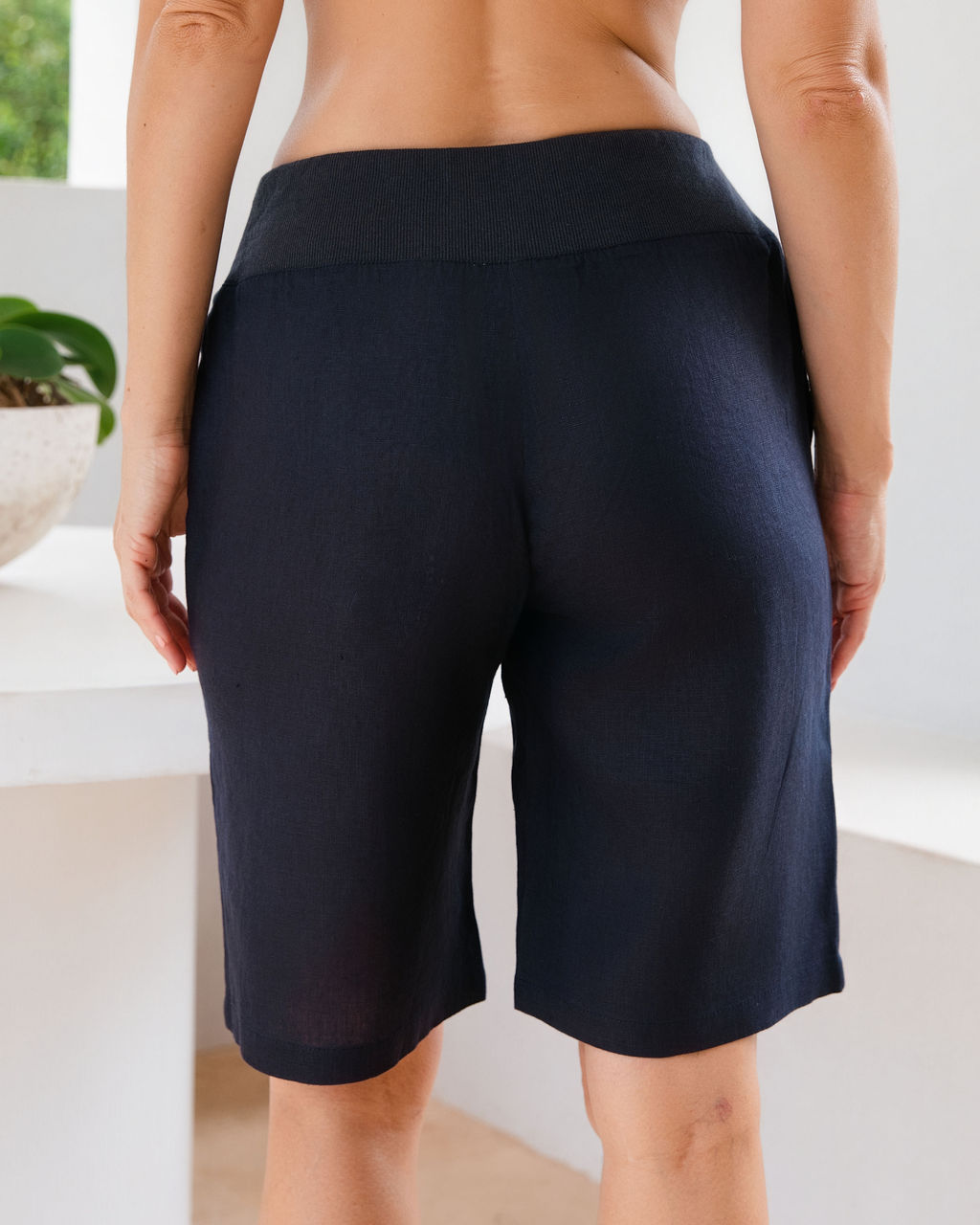 See Saw - Linen 2 Pocket Short | SA133