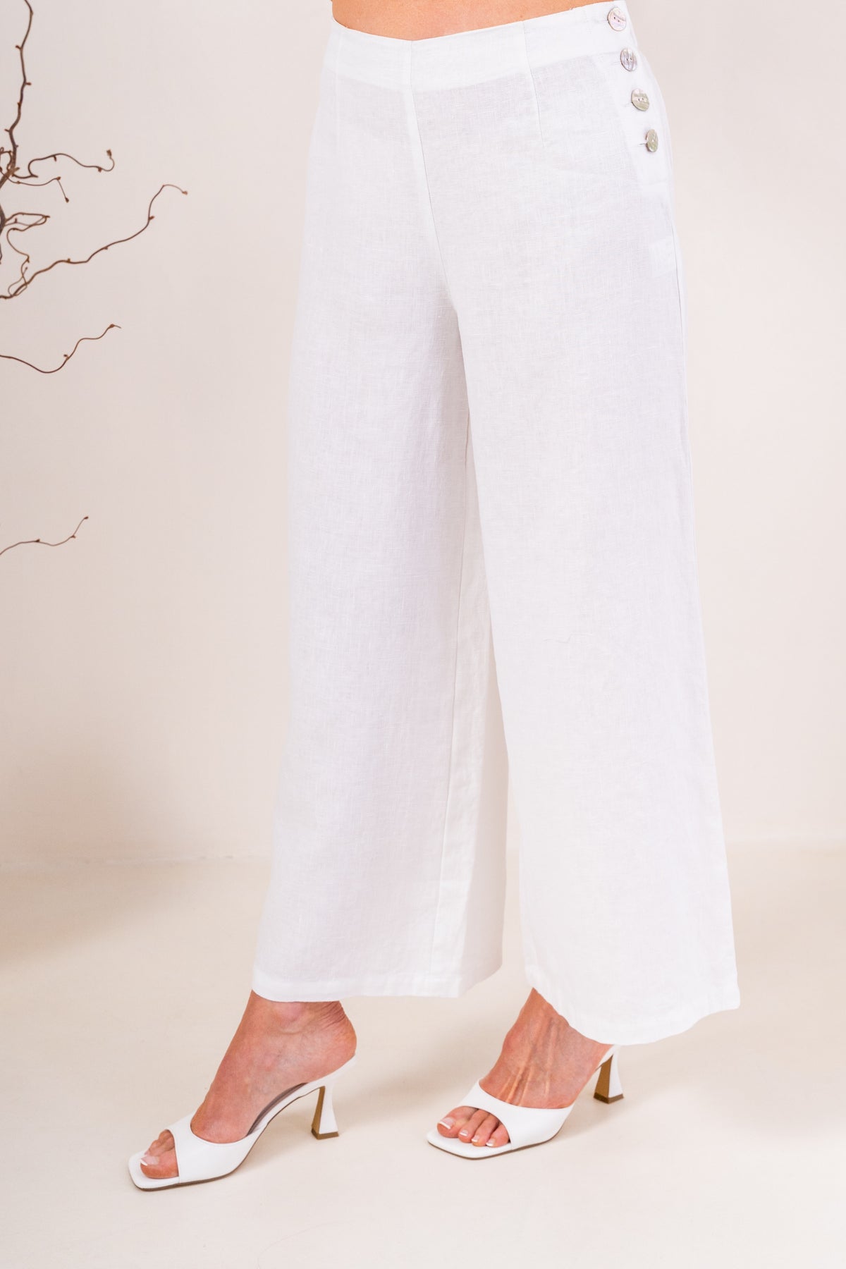 See Saw - Linen Palazzo Pant | SA139