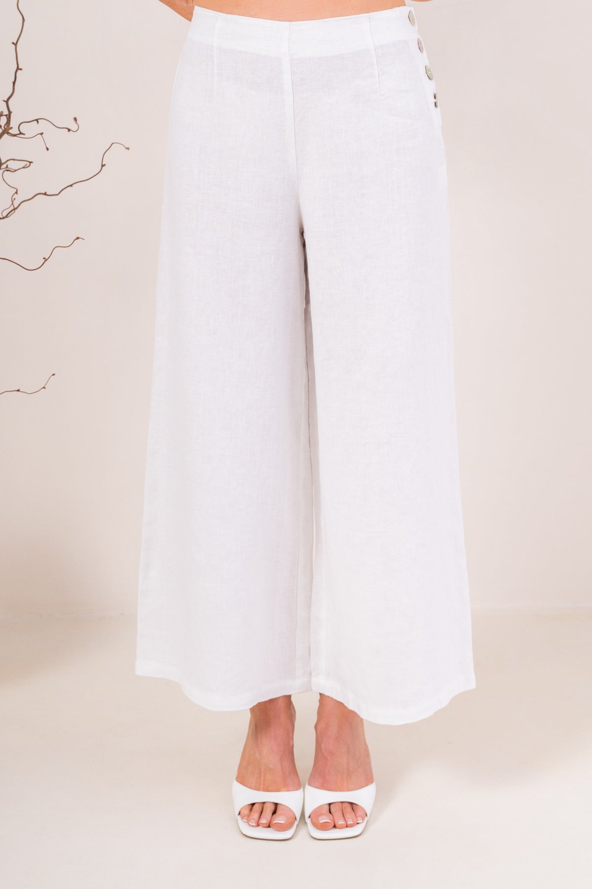 See Saw - Linen Palazzo Pant | SA139