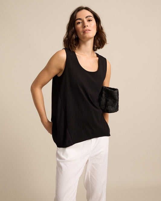 Marco Polo - Spliced Back Tank Black | YTMS57463