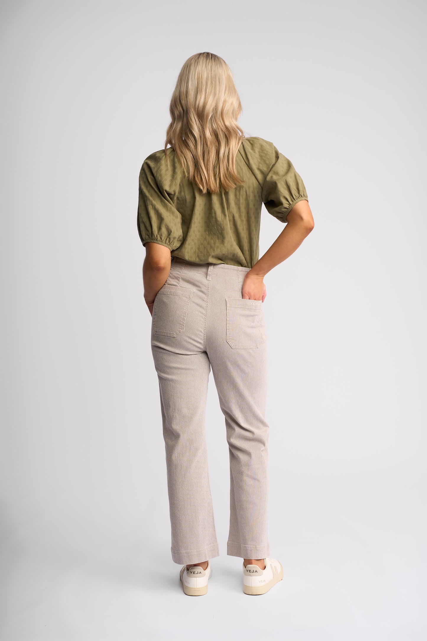 Vassalli - Daily Jean - Ecru Stripe Denim | 5995AS