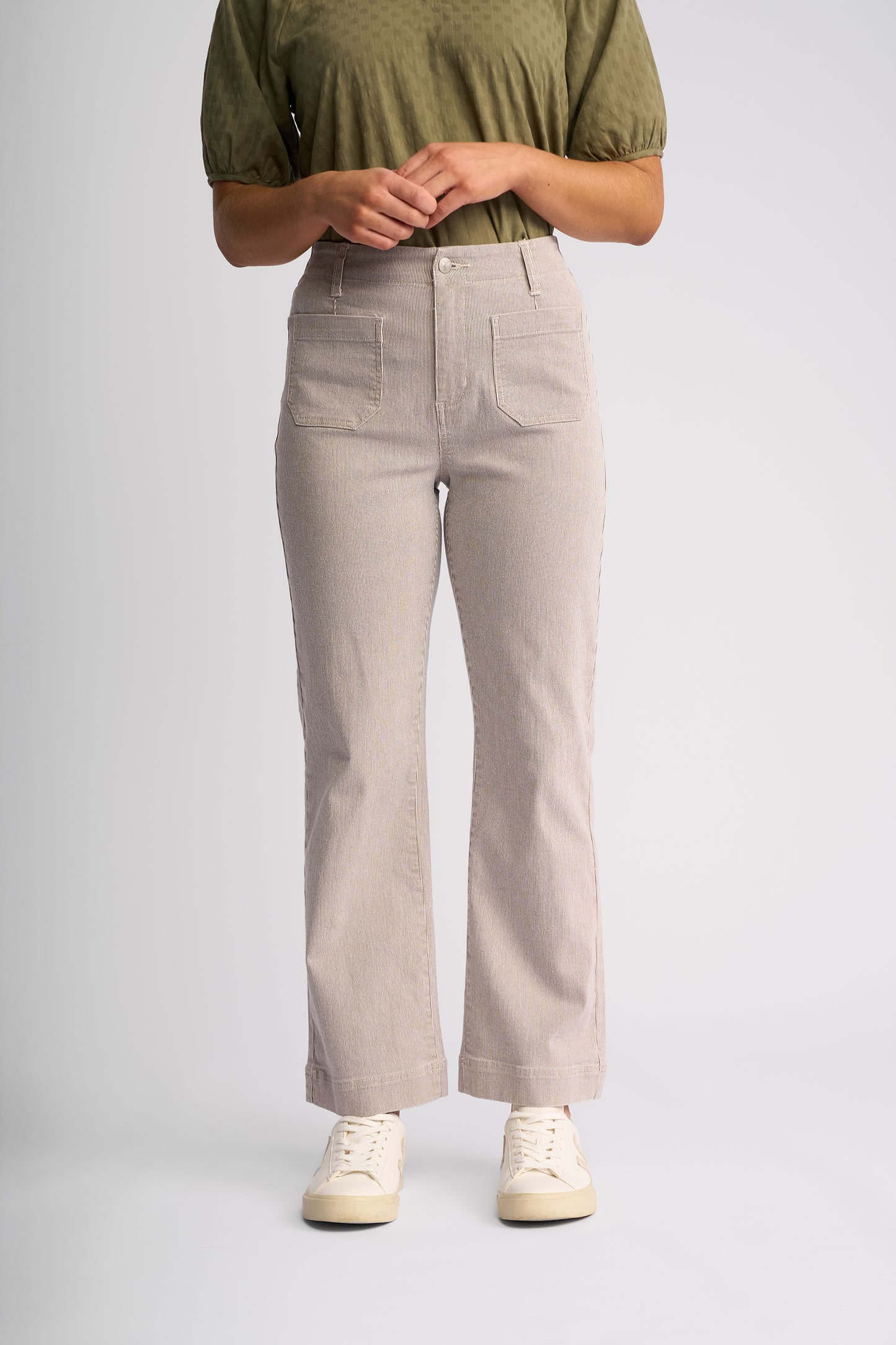 Vassalli - Daily Jean - Ecru Stripe Denim | 5995AS