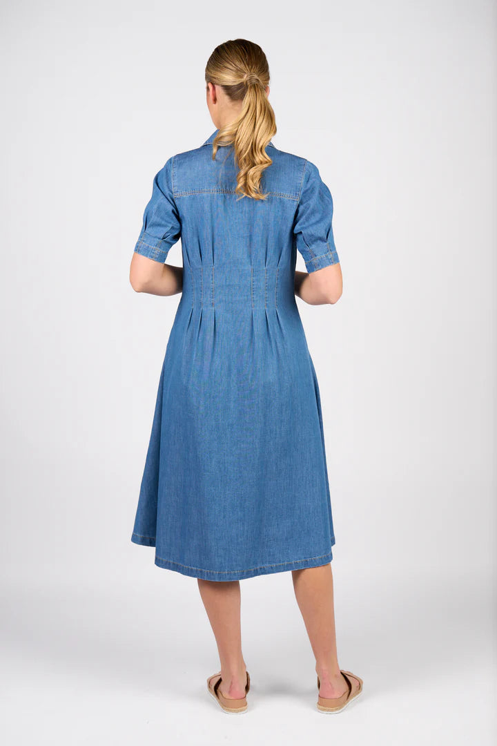 Vassalli - Cap Sleeve Dress 6114