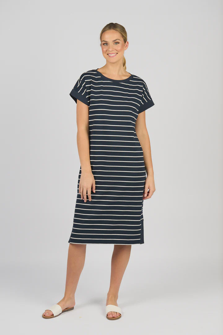 Vassalli - Drop Sleeve T-Shirt Dress 6120