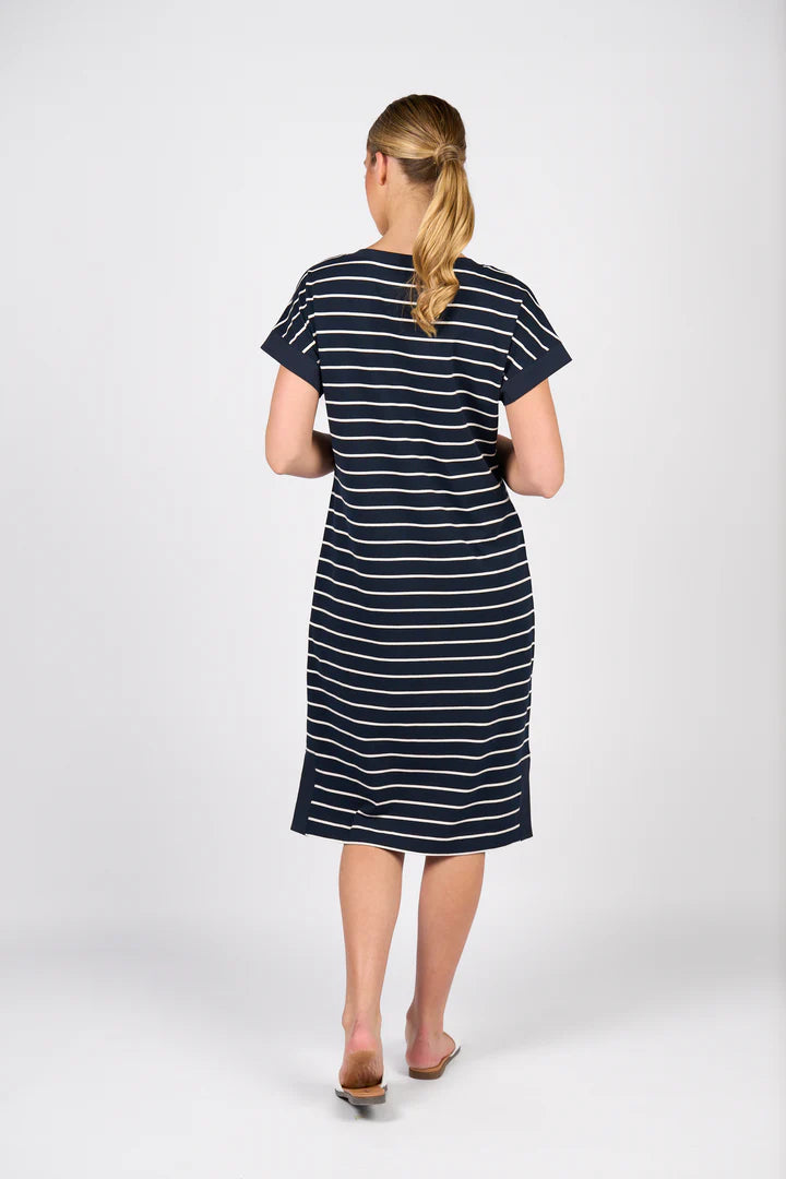 Vassalli - Drop Sleeve T-Shirt Dress 6120