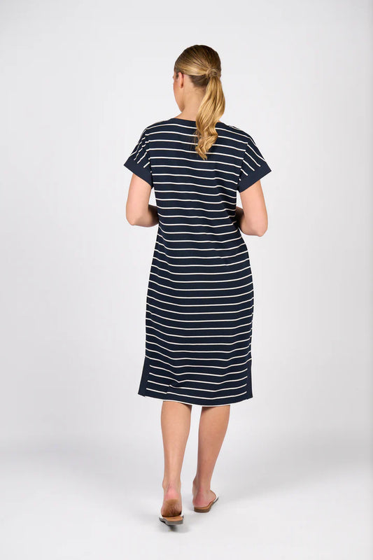 Vassalli - Drop Sleeve T-Shirt Dress 6120