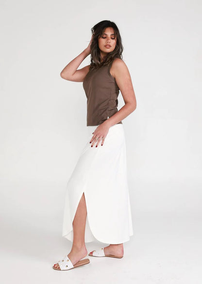 Lou Lou Dionne Ribbed Maxi Skirt | Lou19NB053