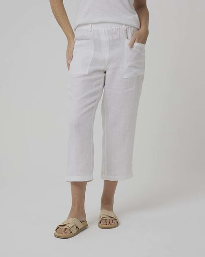 Yarra Trail - Patch Pocket Pant White | YT24H8904