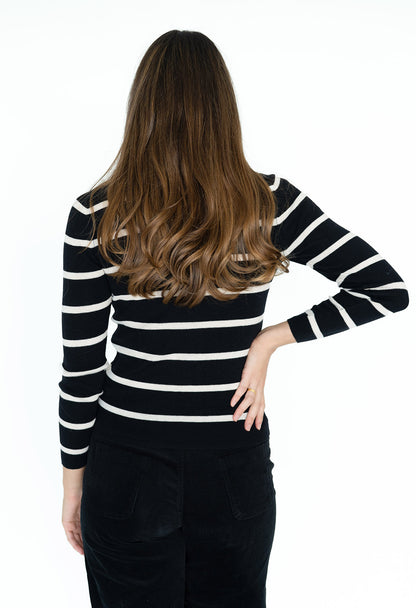 Humidity Noir Stripe Skivvy Black/Stone | H23209