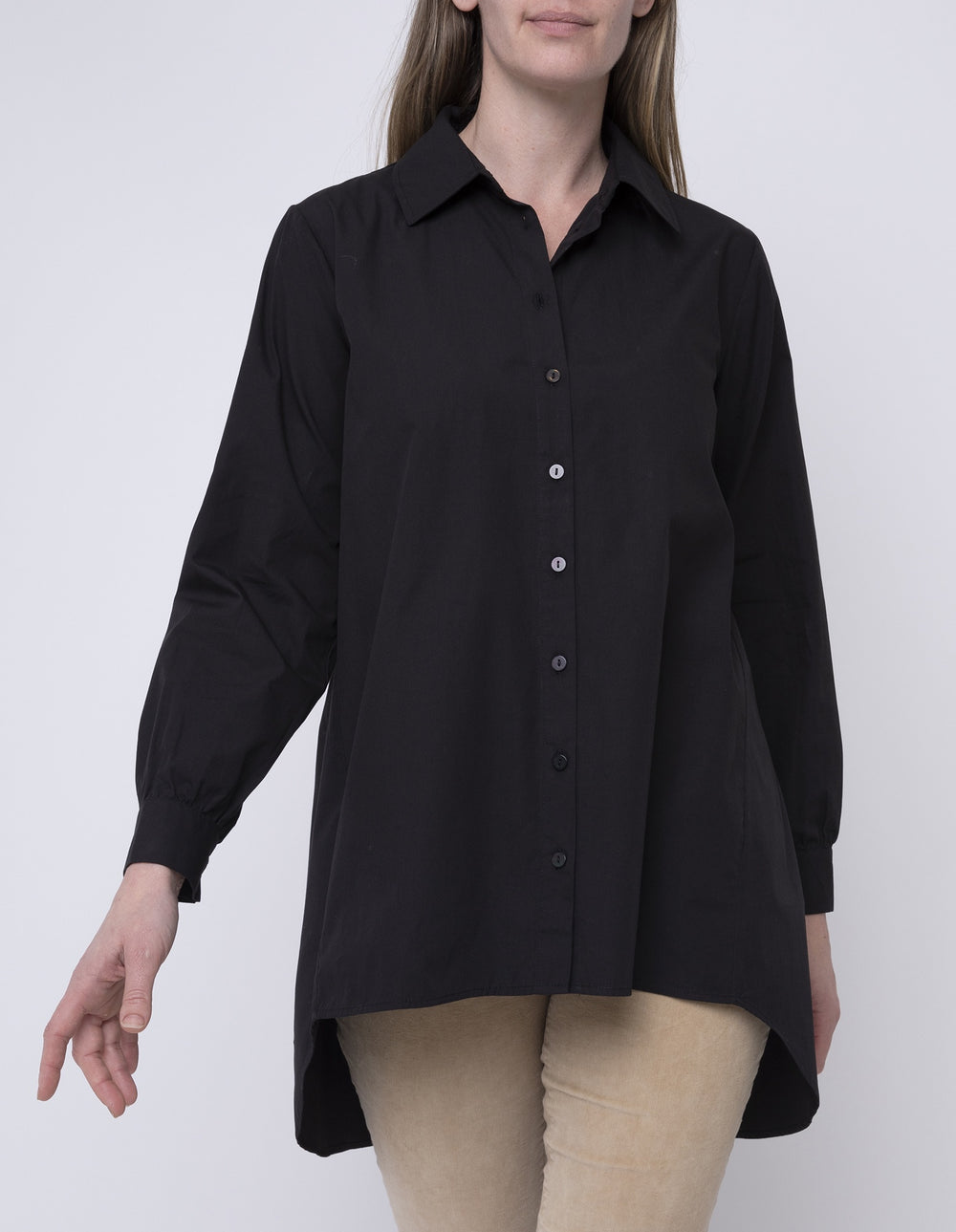 Ping Pong Everyday Poplin Shirt | Black PP545313