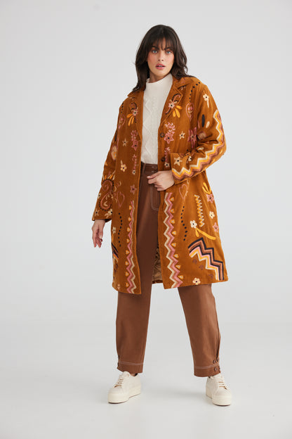 Talisman Woodstock Coat Tan | T23039-1